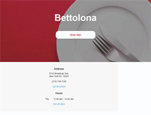 Tablet Screenshot of bettolona.com